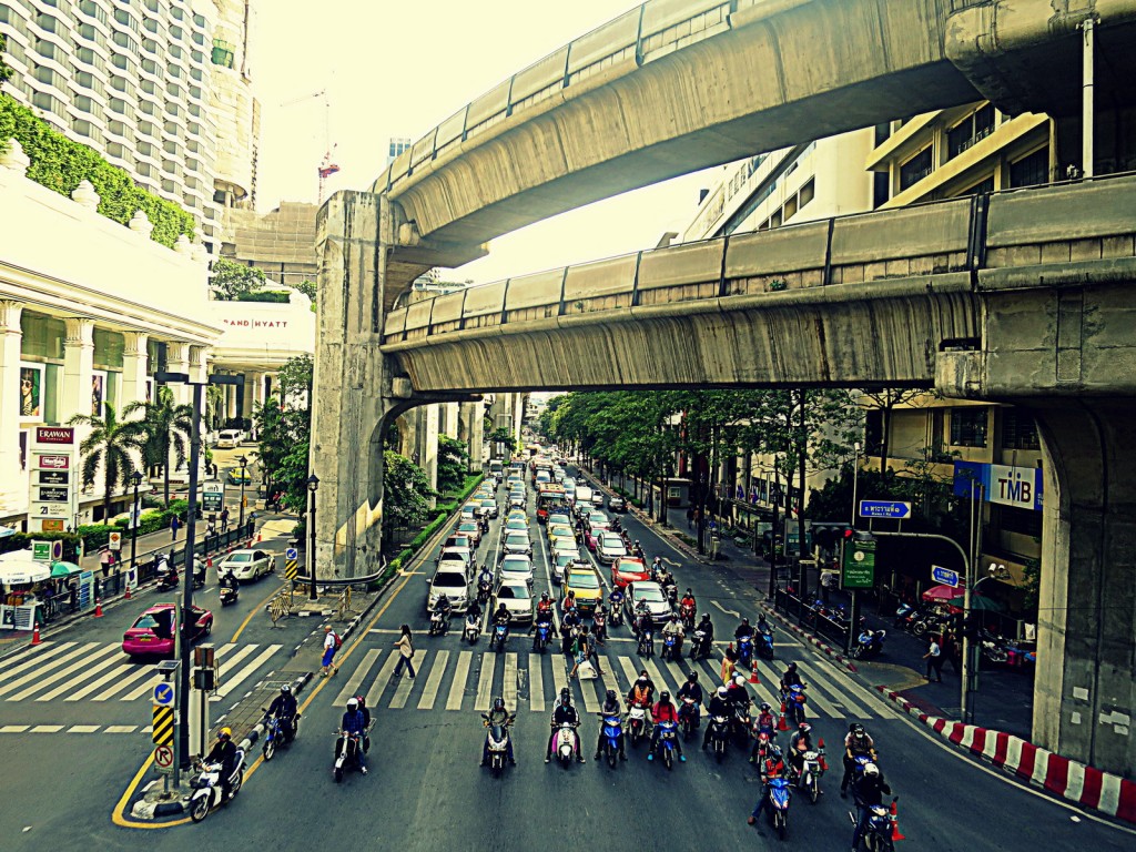 Bangkok Thailanda Pietoni