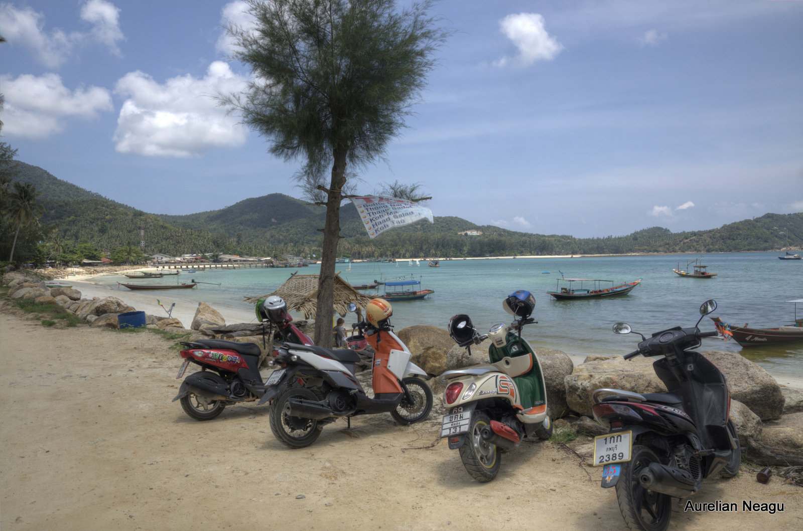 cat costa Thailanda - scuter