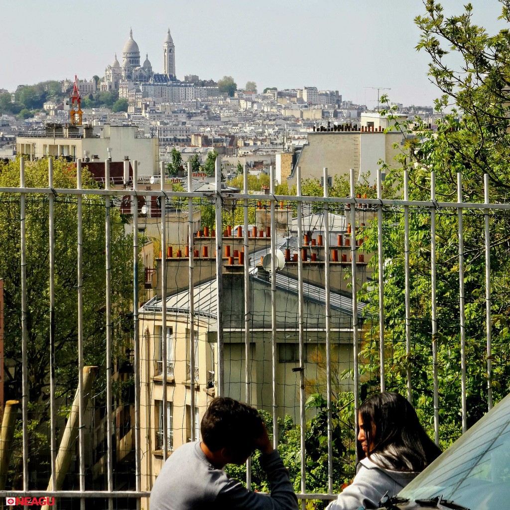 Montmartre seen from Butte Bergeyre